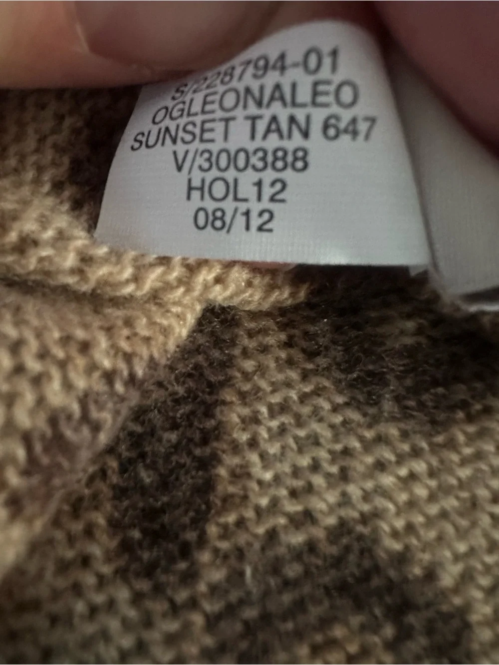 Banana Republic Brown Leopard Scarf